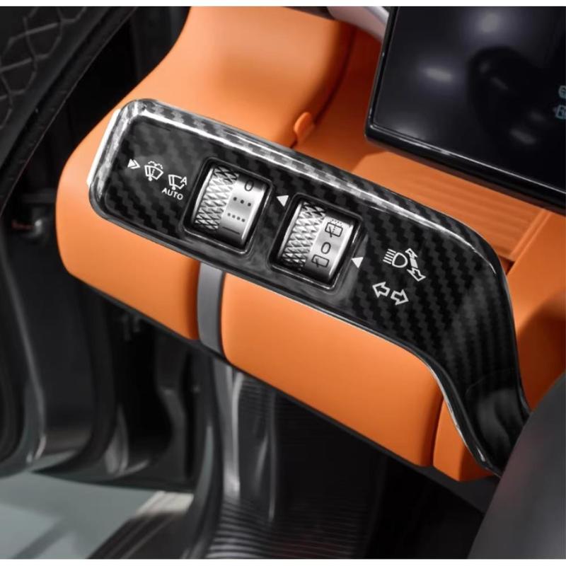 For BYD Leopard 7 Titanium 7 Paddle Shifter Trim Steering Gear Shift Cover Interior Upgrade Mod Accessory