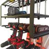 Power Tool Rack Electric Drill Holder Wall Mount Organizer Wrench Tool Workshop Screwdriver Power Storage Shelf Accessories