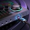 V8 Type-C Mobile Sound Card OTG Adapter for Live Recording & Audio