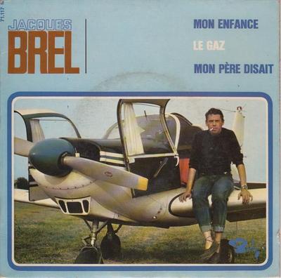 7inch Record JACQUES BREL - Mon Enfance 71117M Barclay 1967 France Pop Used