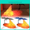 Printed 3d Usb Fire Breathing Dragon Shape Lamp Night Light Decoration Room