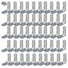 Wholesale: 30/50 Stainless Steel L-Shaped Brackets, 40mm X 40mm X 16mm, Corner Braces, Joint Brackets, Reinforcement Brackets, Screws Included, 120/20
