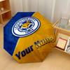 Leicester City Automatic 3‑Fold Umbrella 8‑Rib Windproof Folding Umbrella Sun Rain Protection For Outdoor Travel Daily Use