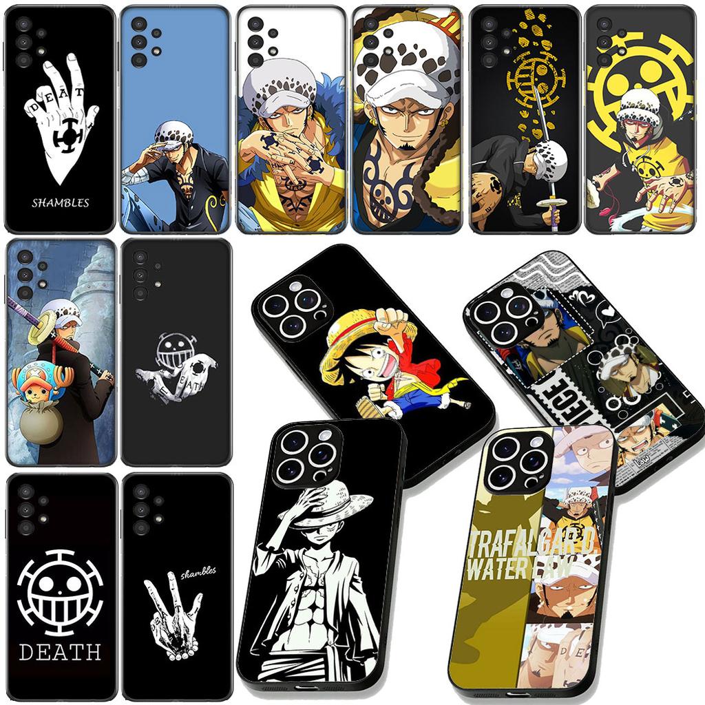Trafalgar D Water Law One Luffy Pieces for Samsung Galaxy Note 20 9 10 S8 S10 Lite S9 Plus A54 A53 A21S S10E A17 Phone Case