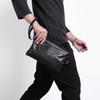 Genuine Leather Men's Business Casual Men's Cowhide Clutch Envelope Stylish Large Capacity Clutch Bag for Men