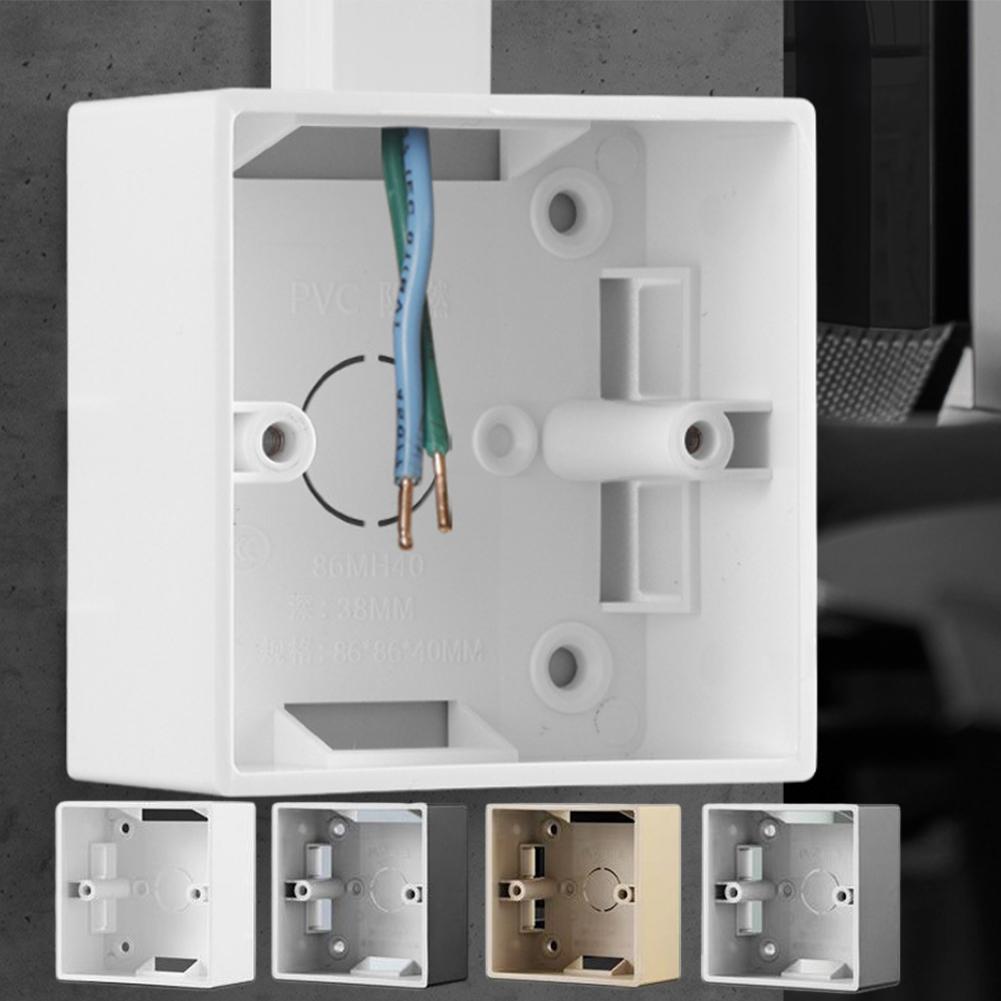Switch Installation Box Wall Junction Outfit Box Socket External Mounting Outlet Box 86 Type Switch Socket Junction Box