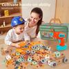 Plastic Construction Toy Box For Kids With Screwdriver Tools For Play And Imaginative Repair