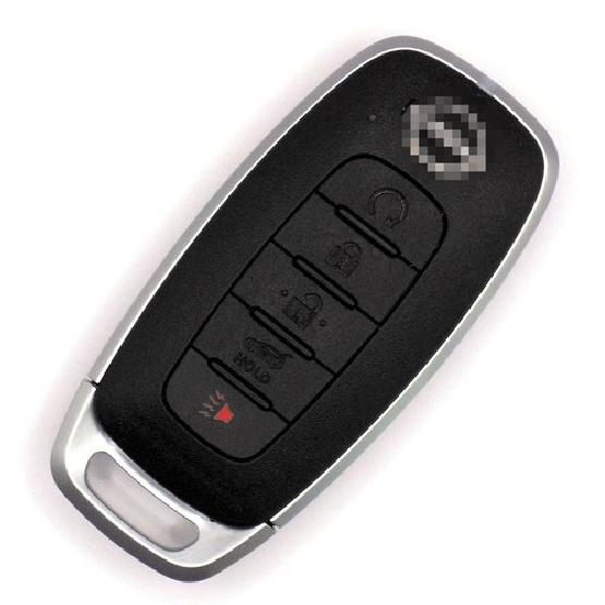 "Carbon Fiber" Pattern Silicone Cover For Nissan 22+ Rogue Pathfinder 5B Key Fob