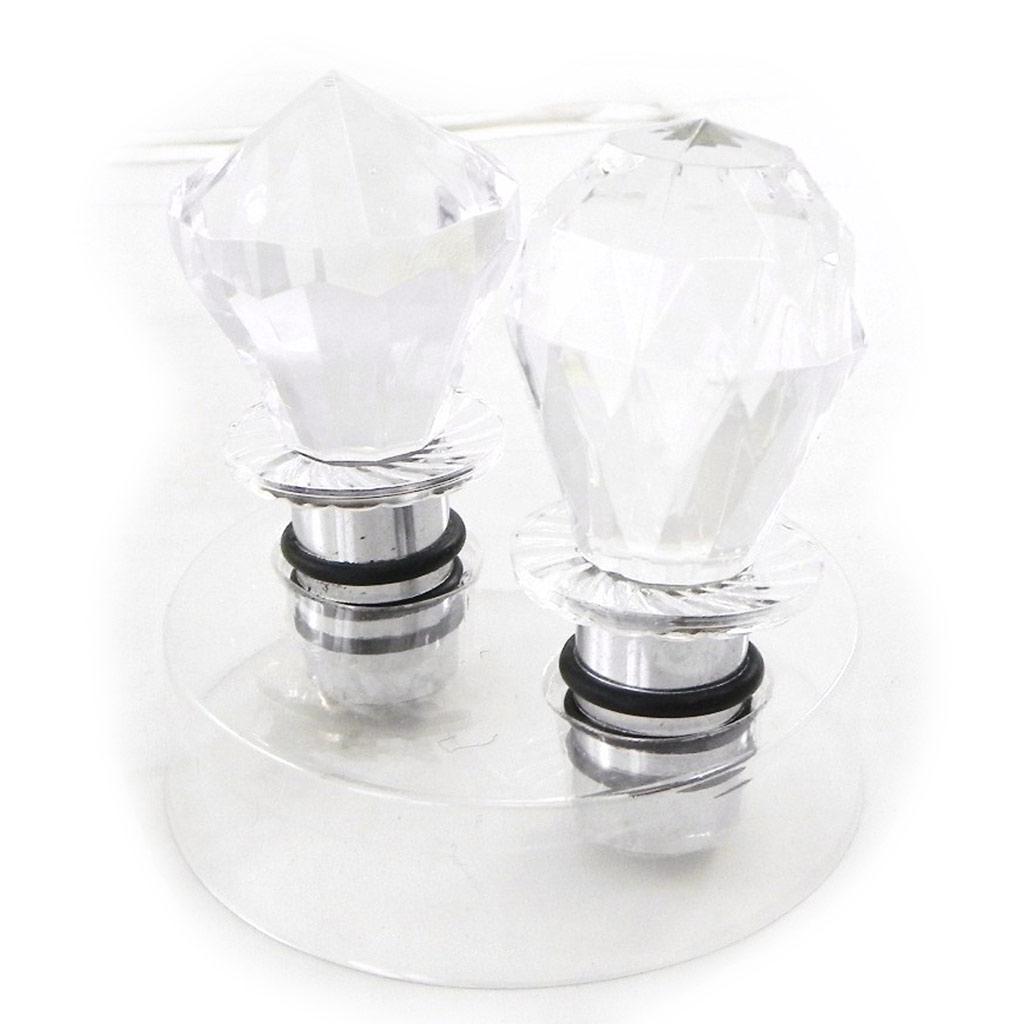 Les Trésors De Lily [I5074] - Set of 2 'Crystal' Caps