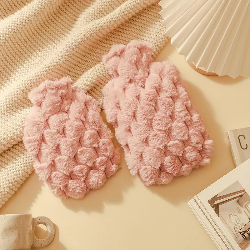 1000/500ML Hot Water Bottle Bag Winter Hand Warmer Hand Warmer Reusable Warmer for Girls Portable Keep Hand Warmer Hot Water Bag