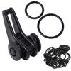 10Pcs/Bag Plastic Fishing Hook Keeper For Fishing Rod Pole Fishing Lures Bait Safety Holder Fishing Tackle Portable