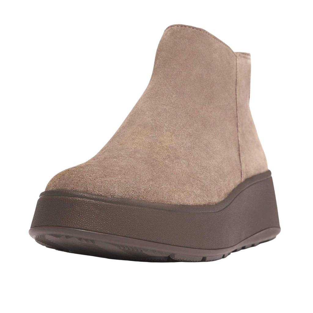 Fit Flop Womens/Ladies F-Mode Suede Flatform Side Zip Ankle Boots