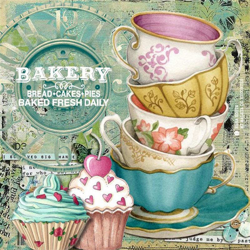 5D Diamond Painting Coffee Cup Creative Picture Kitchen DIY Decoration Full Diamond Embroidery Cross Stitch Kit Rhinestone Photo