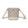 Bally Fashion Casual Letter Logo TPU Bucket Bag Crossbody Shoulder Bag Women Bags Gray Bone-White 6307162