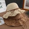 Women's Straw Hat Sun Protection Hat Sun Protection Hat Summer Sun Protection Hat Beach Grass Hat