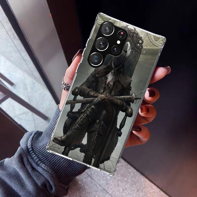 Bloodborne Game Phone Case For Samsung Galaxy S23 S24 S25 Edge S26 Ultra S22 + S21 Plus S20 FE Cover Silicone Print Shell Galaxy