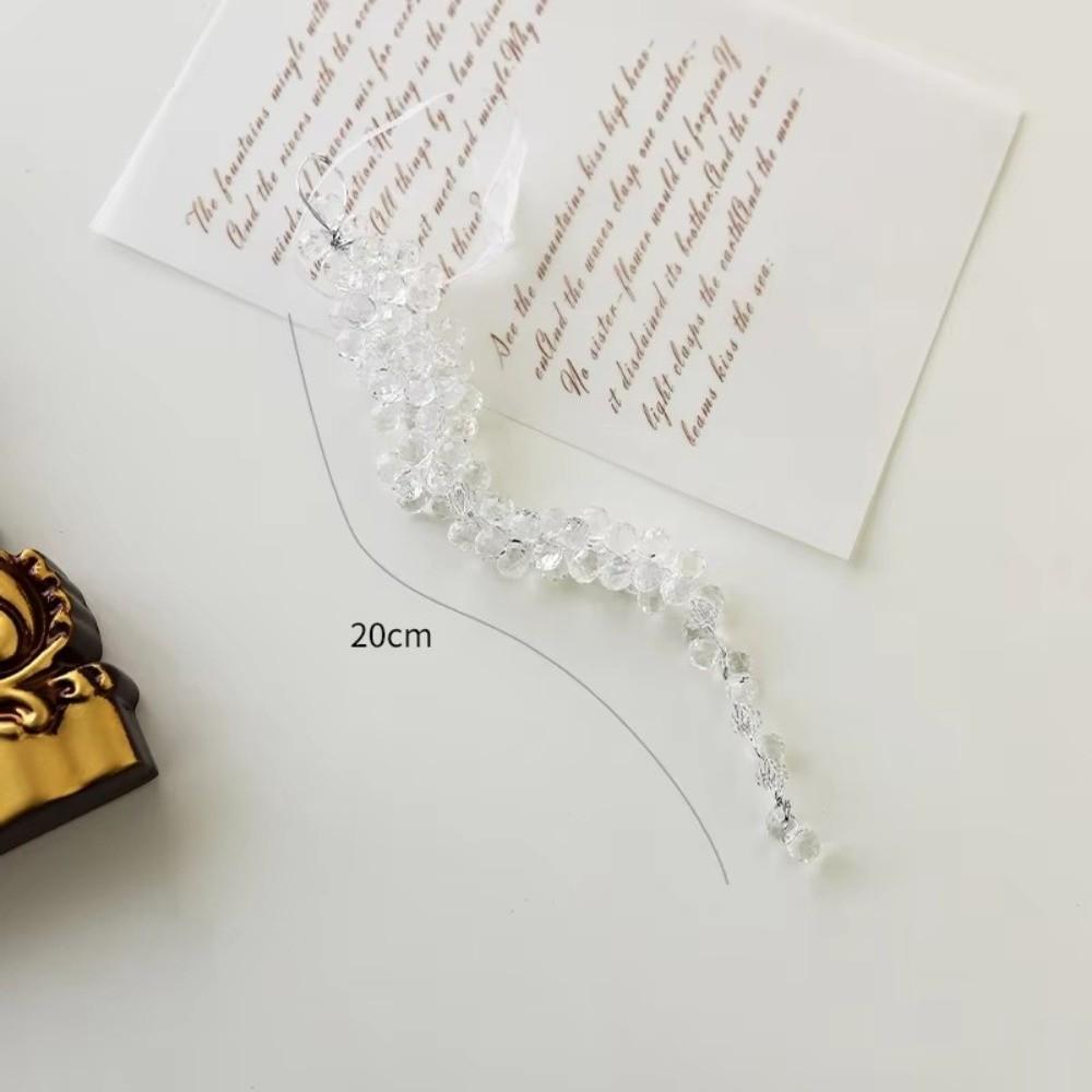 New Ice Crystal Snowflake Christmas Tree Pendant Clear Hanging Christmas Ornament Acrylic Christmas Decoration Party Supplies