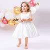 Baby Girls Birthday Party Dress Bow Princess Wedding Gown Kids Formal Occasion