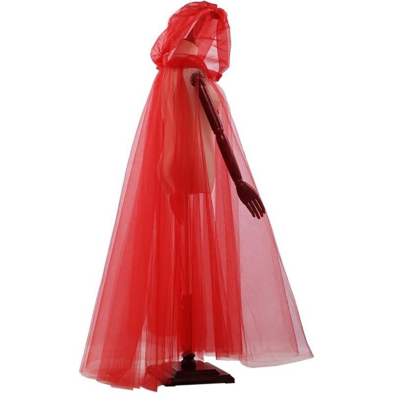 New Mesh Cloak Halloween Cape With Hood For Unisex Cosplay And Costume Parties