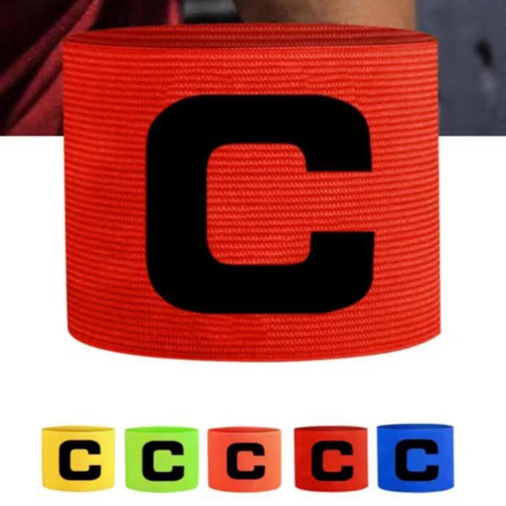 Captain Band Football Captain Armband Adjustable Elastic Sportsperson Protection Bands Breathable Arm Band Match Supplies