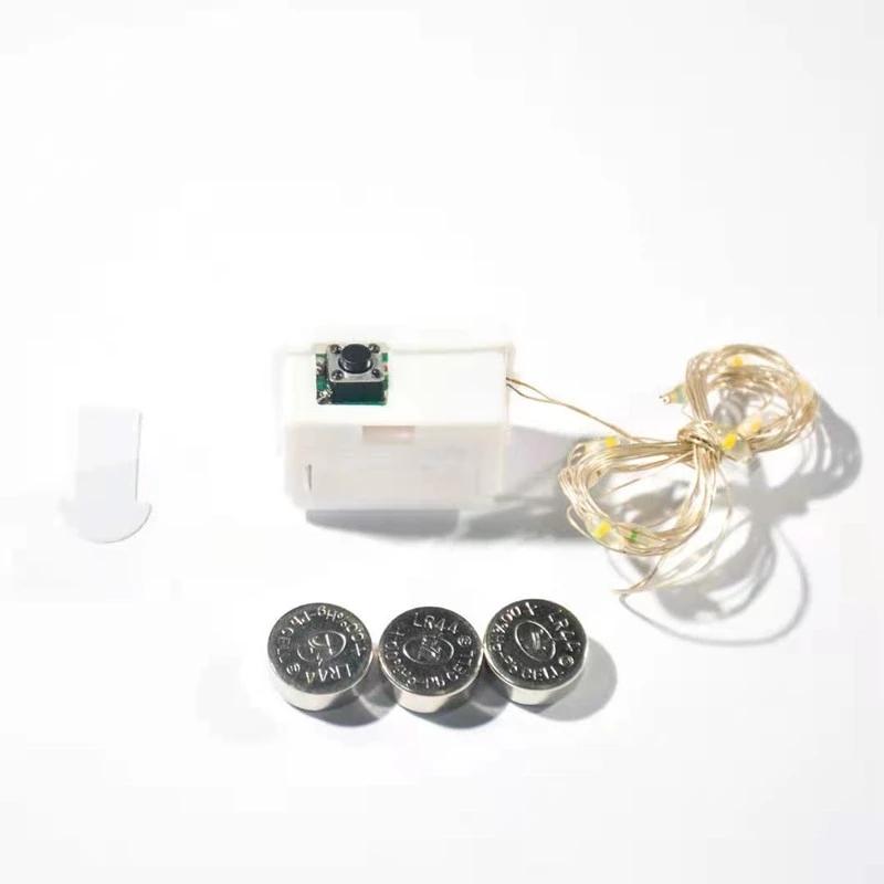 10pcs LED String Lights Atmosphere Small Colored Light Battery Powered Fairy Lights For Christmas Outdoor Room Festival Decor