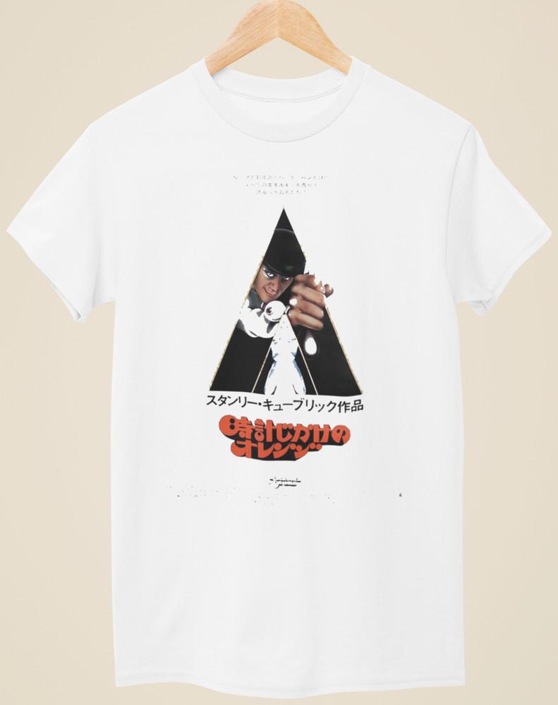A Clockwork Orange - Japanese Movie Poster Inspired Unisex White T-Shirt Unisex T-Shirt XL