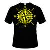 Unisex Clothing Oversized Tshirt Compass Print Fashion Interesting ShortSleeved High Quality Printed 100 Cotton European Size