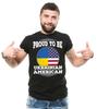 Stolz darauf, Ukrainisch-Amerikaner zu sein Shirt Ukraine Amerika Ukrainisches Patriotisches Shirt