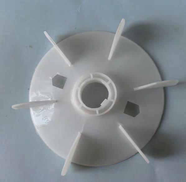Single-Phase Motor Plastic Cooling Fan Blade with D-Type Mounting Hole, Y Model. Y80 Standard