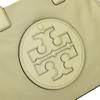 Tory Burch Ella Double T Logo Lightweight Magnetic Snap Closure Fabric And Synthetic Leather Tote Bag Women Tote Bags Olive-Green 88578-300