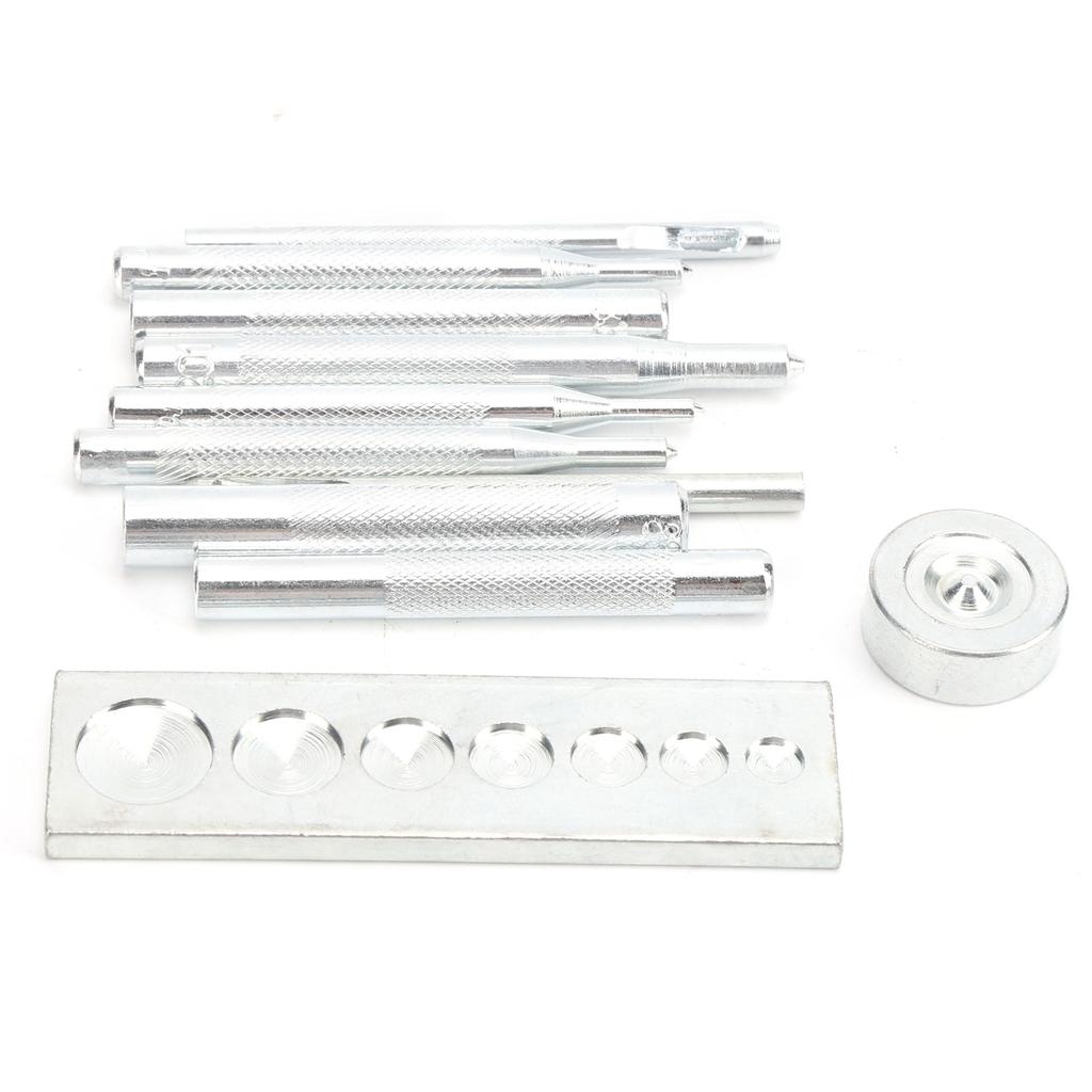 Snap Fastener Installation Tool Hand Press Die Punch Press Set DIY Leather Craft