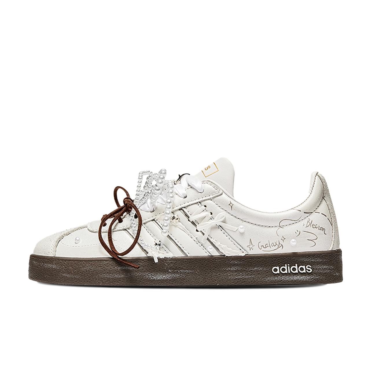 

Adidas Neo VL Court 2.0 IC77 Salt White Journal Abrasion Resistant Low top Skateboard Shoes Unisex White ID6015(Team632-) 38