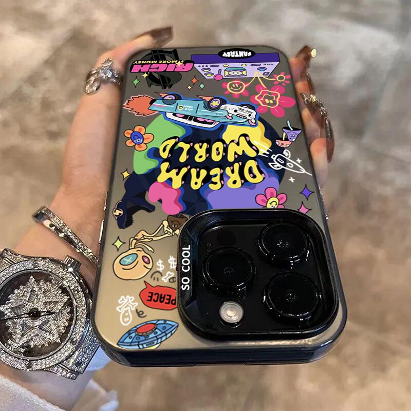 Case For Samsung S24 Ultra Case Colorful Retro Car Phone Case For S23 FE S22 S21 Plus A15 A35 A55 A34 A14 A33 A53 A52s Cover