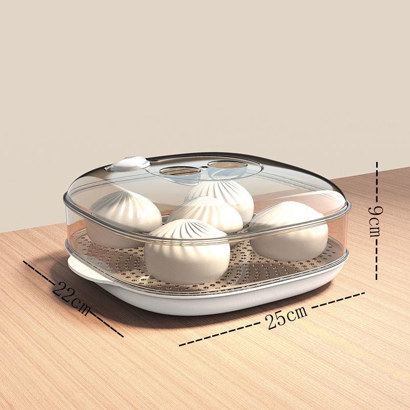 Transparent Microwave Steamer Basket with Lid for Heating and Cooking