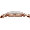 Fossil Carlie ES5330 Women's Watch Pink Gold Stainless Steel Analog Design