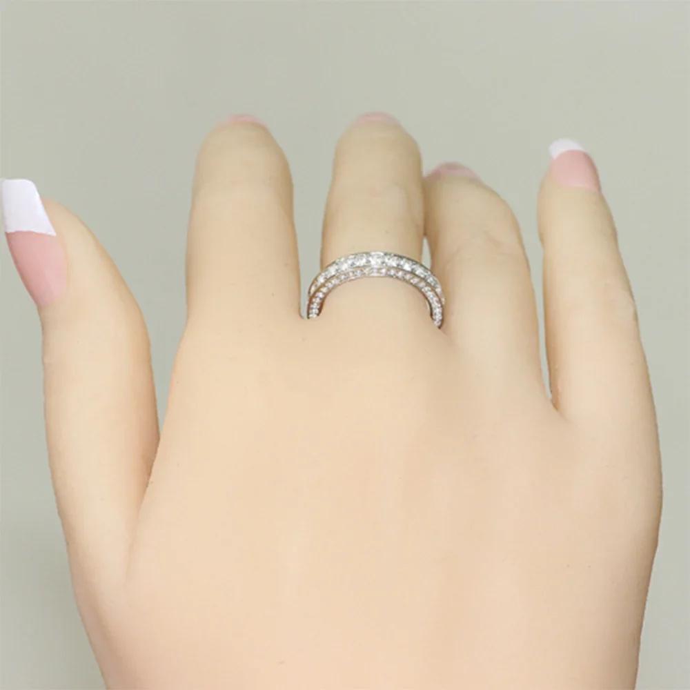 Milan Girl Schlichter Ring für Hochzeitsfeiern, bunter kubischer Zirkonia, Jahrestagsgeschenk, Heiratsantragsring, ewiger klassischer Temperamentschmuck