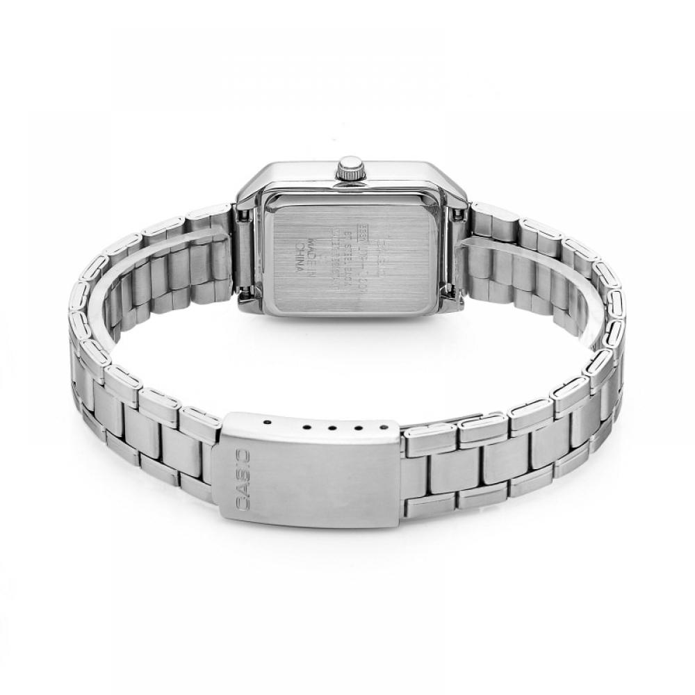 Casio Ltp V007d 4eudf  Ltp V007d 4e  Analog Square Sat Student Women S Metal Watch