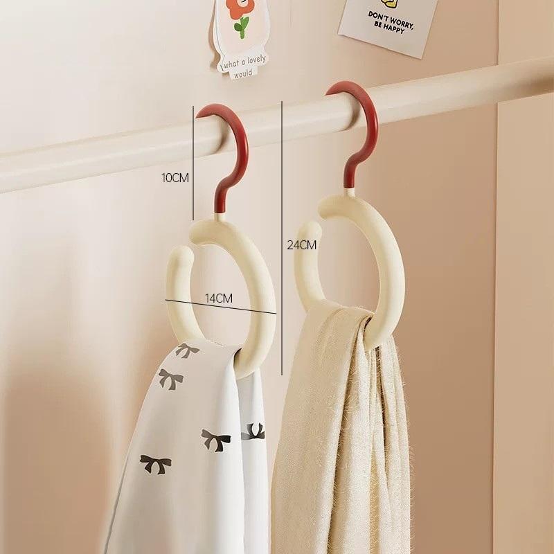 Dopamin Haken Multifunktional Drehbar Schal Hut Tasche Aufhänger Rund Seidenschal Präsentation Kleiderschrank Organizer System Kleiderbügel Für Kleidung
