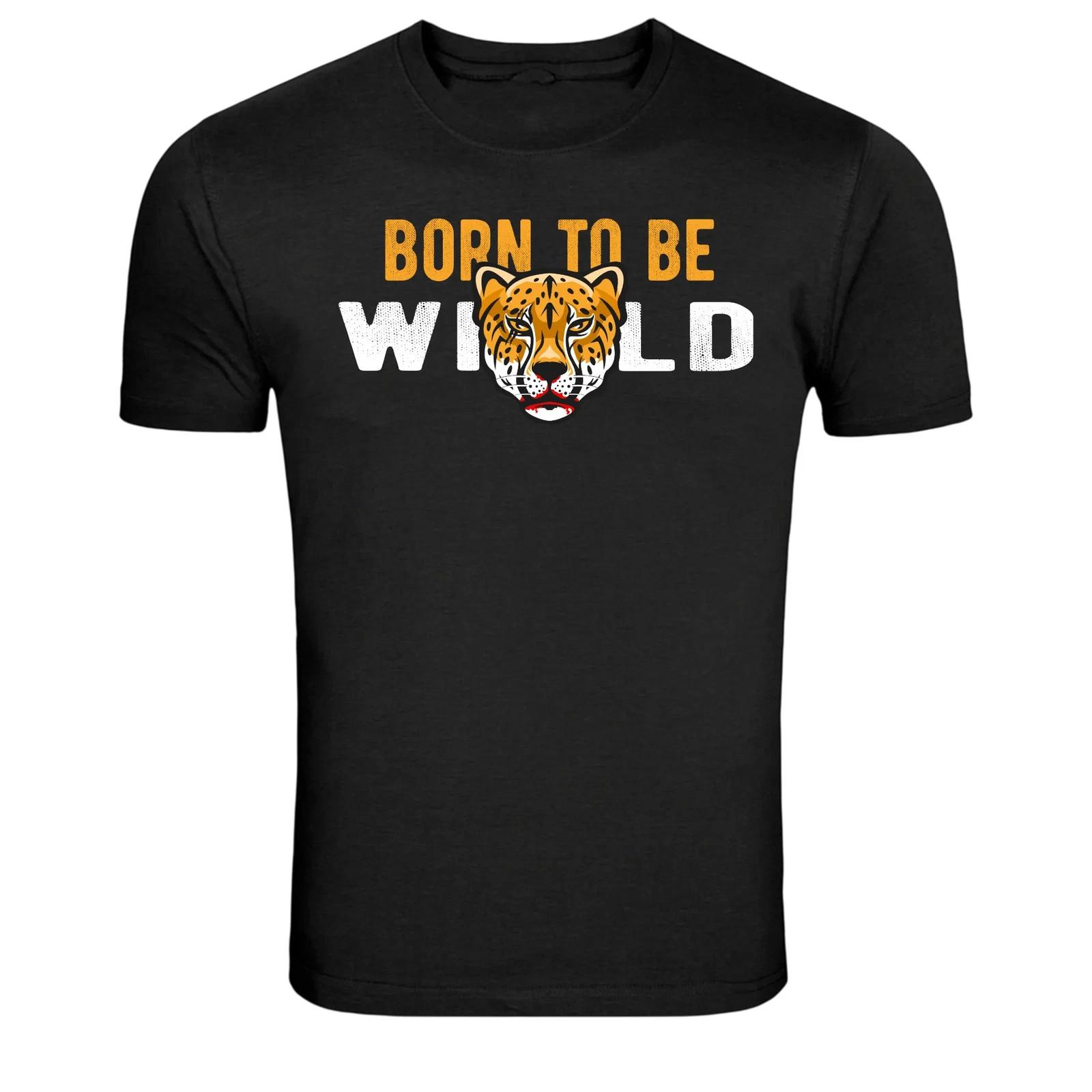 Born To Be Wild Tiger Graphic T Shirt Wildlife Tee XXXXL