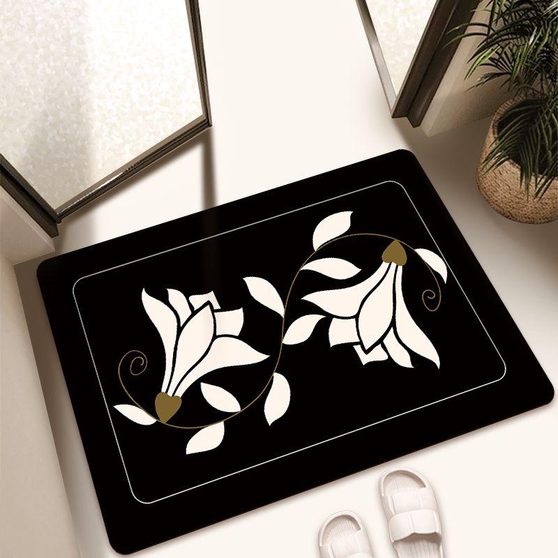 

Toilet non-slip foot mats Bathroom diatom mud absorbent floor mats Quick drying mats Entrance bathroom toilet mats 40X60cm 15.7X23.6in