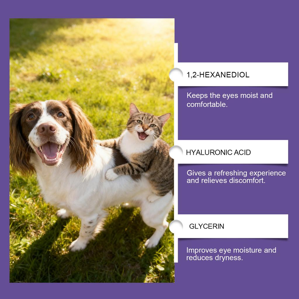 Pet Eye Drops: A Cleaning And Care Drop For Cats And Dog Tear Stains And Secretions. Universal For Pet Cats And Dogs30ml