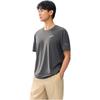 Anta Comfortable Simple Versatile Letter Breathable Thin Sports Round Neck Short Sleeve T-Shirt Men Tops Castle-Gray 952525106-4