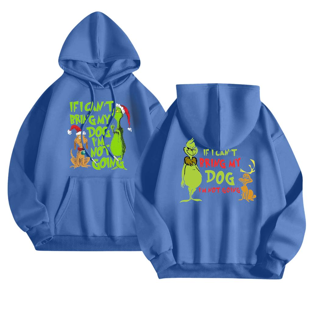 Women's Fashionable Casual Long-Sleeved Hooded Printed Sweatshirt