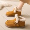 Fashion Comemore Fashionable New Plush Short Boots Comfortable Warm Soft Bottom Belt Buckle Women's Shoes Winter Women's Snow Boots