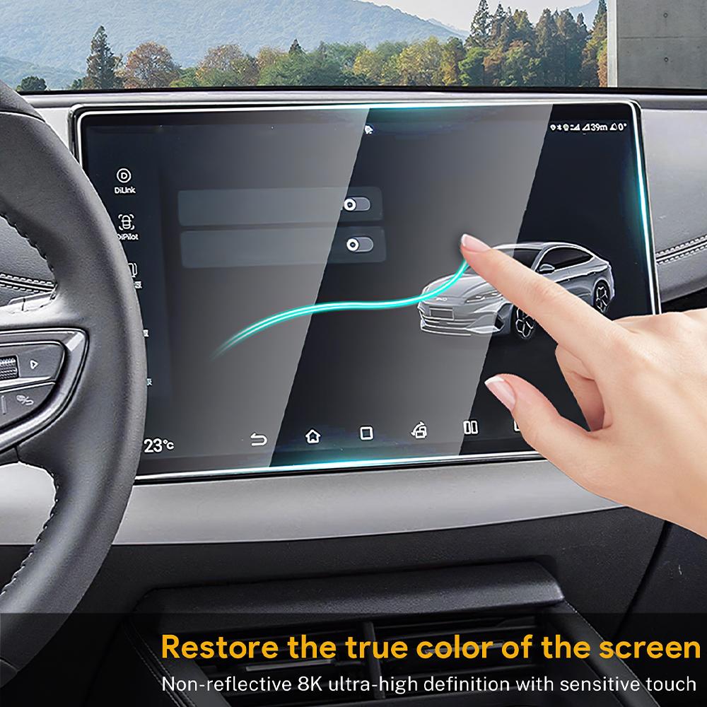 Tempered Glass Screen Protector for BYD Seal 2023-2025 Instrument and Navigation Display