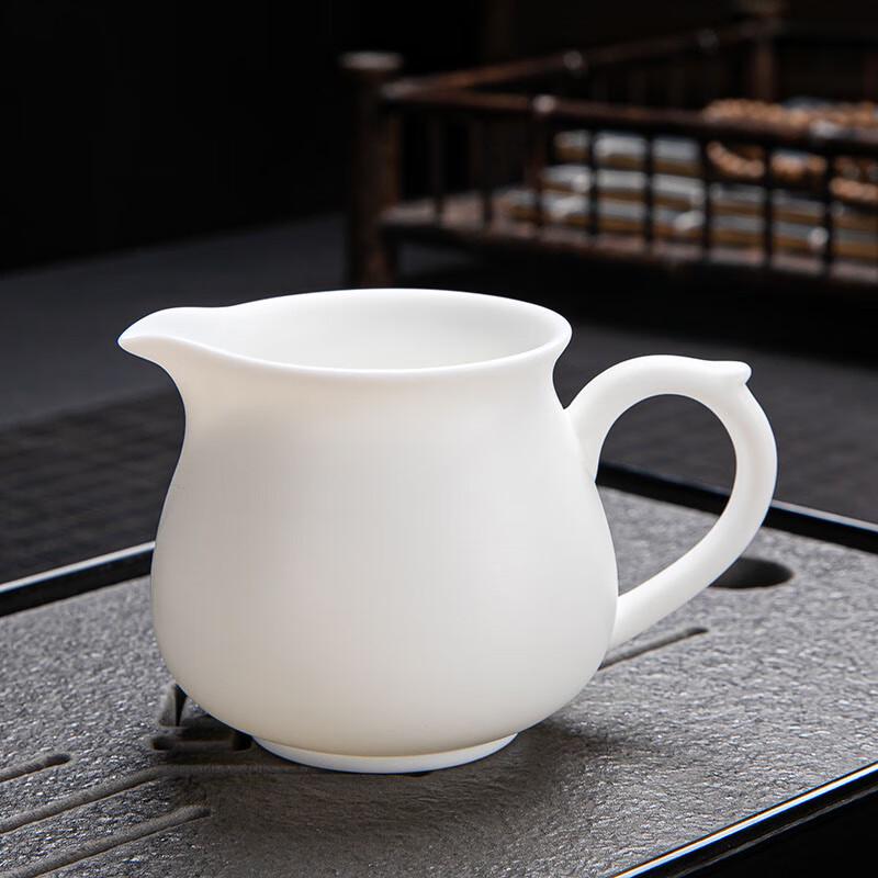 Tuopai Chinese Mutton Fat Jade Porcelain Tea Set