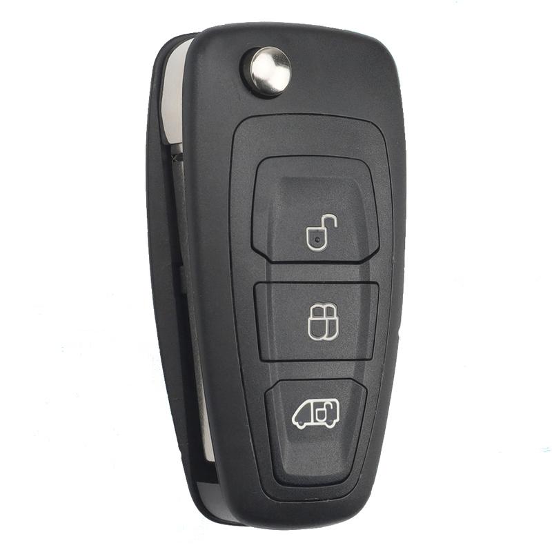 SilKY Flip Remote Control Car Key Fob ID49 Chip/4D63 CHIP 433MHz FCCID GK2T-15K601-AB/AA For Ford Transit Custom Tourneo 2015+