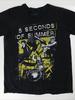 Printed T-shirt Black 5-second Summer Band Printed Text Music Concert Tour Fan Gift Men's and Women's Casual T-shirt - Men's ...