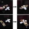 Invisible T-Shaped Nails: Traceless Hanging with Small Hole, Round Head for Clock or Painting - No Drill Required