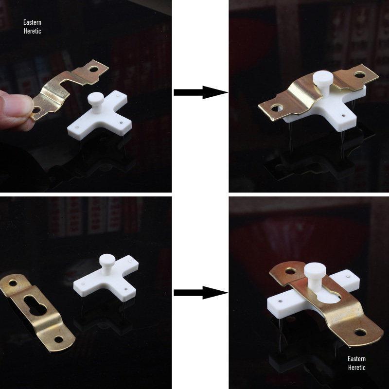 Invisible T-Shaped Nails: Traceless Hanging with Small Hole, Round Head for Clock or Painting - No Drill Required